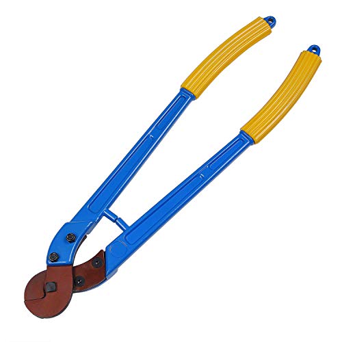 Sanik Long Hand Cable Wire Cutter, Max 100Mm2, Carbon Steel Blades Cut Up To Φ10Mm Steel Wire Ropes/Φ 7Mm Steel Bar, 23.6Inch #TOP2