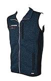 CAMPAGNOLO F.LLI Herren ärmellose Weste aus offenem Winterfleece mit Reißverschluss und Taschen Artikel 2H6787, M928 Ottanio Melange, 50