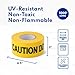 New Star Foodservice 1028799 Industrial Commercial Grade Non-Adhesive Yellow Caution Tape, Caution DO NOT Enter, 3 Inch x 1000 Feet (Industrial Size)