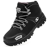 HOMASS Men's work boots Waterproof Hiking Boots,Winter...