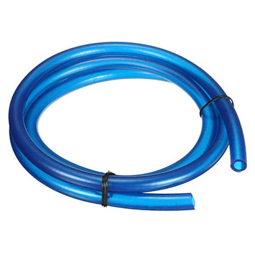 1M 5mm I/D 8mm O/D Petrol Fuel Line Hose Gas Oil Pipe Tube Universal For Motorcycle Bike - Blue VRNS1065