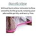 Large Dog Clear Raincoat Pet Plastic Waterproof Jacket Small Medium Puppy Easy Wear Outwear Apparel (Small,Pink)