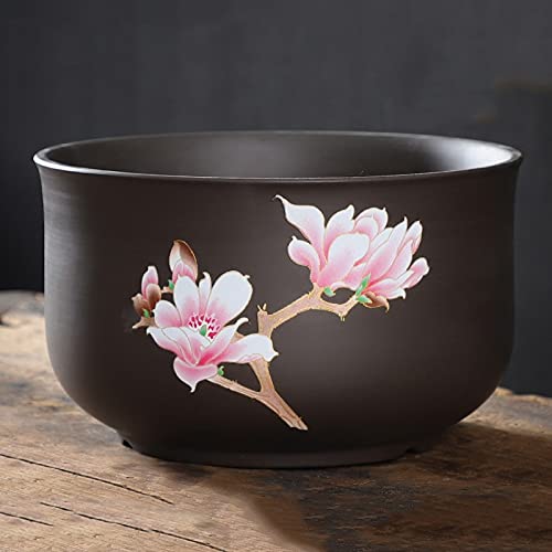 Strona główna Doniczka do uprawy w pomieszczeniach Doniczka dużego kalibru, oddychająca Bonsai Doniczkowa ceramiczna duża soczysta doniczka Pojemnik na rośliny ogrodowe do roślin Bonsai Do użytku