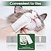 LANBEIDE Updated Larger Pet Teeth Cleaning Wipes for Dogs & Cats, Dog Dental Wipes No-Rinse Dog Finger Toothbrush for Reducing Plaque & Tartar, Breath Freshener Dental and Gum Care Pet Wipes 50 Counts