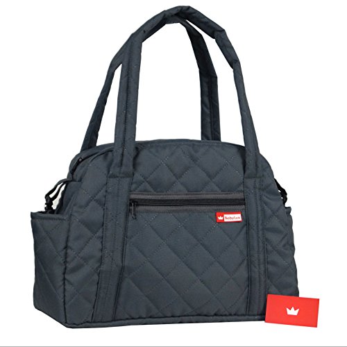 BabyLux Wickeltasche CANDY PIK Kinderwagentasche Baby Windel Tasche Pflegetasche (CandyPik Grau) Cover