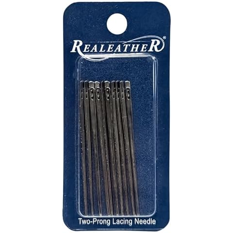 Realeather Lacing Needle 2-Prong Cover