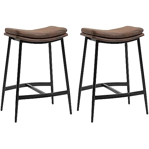 HOMCOM Set of 2 Microfibre Bar Stools Cover
