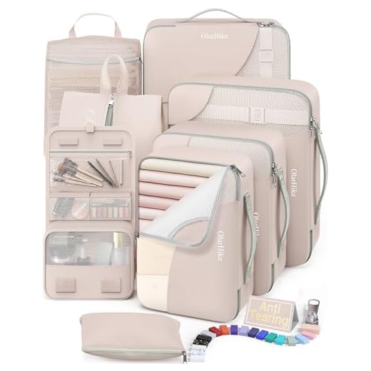 8 Pieces Packing Cubes for Travel