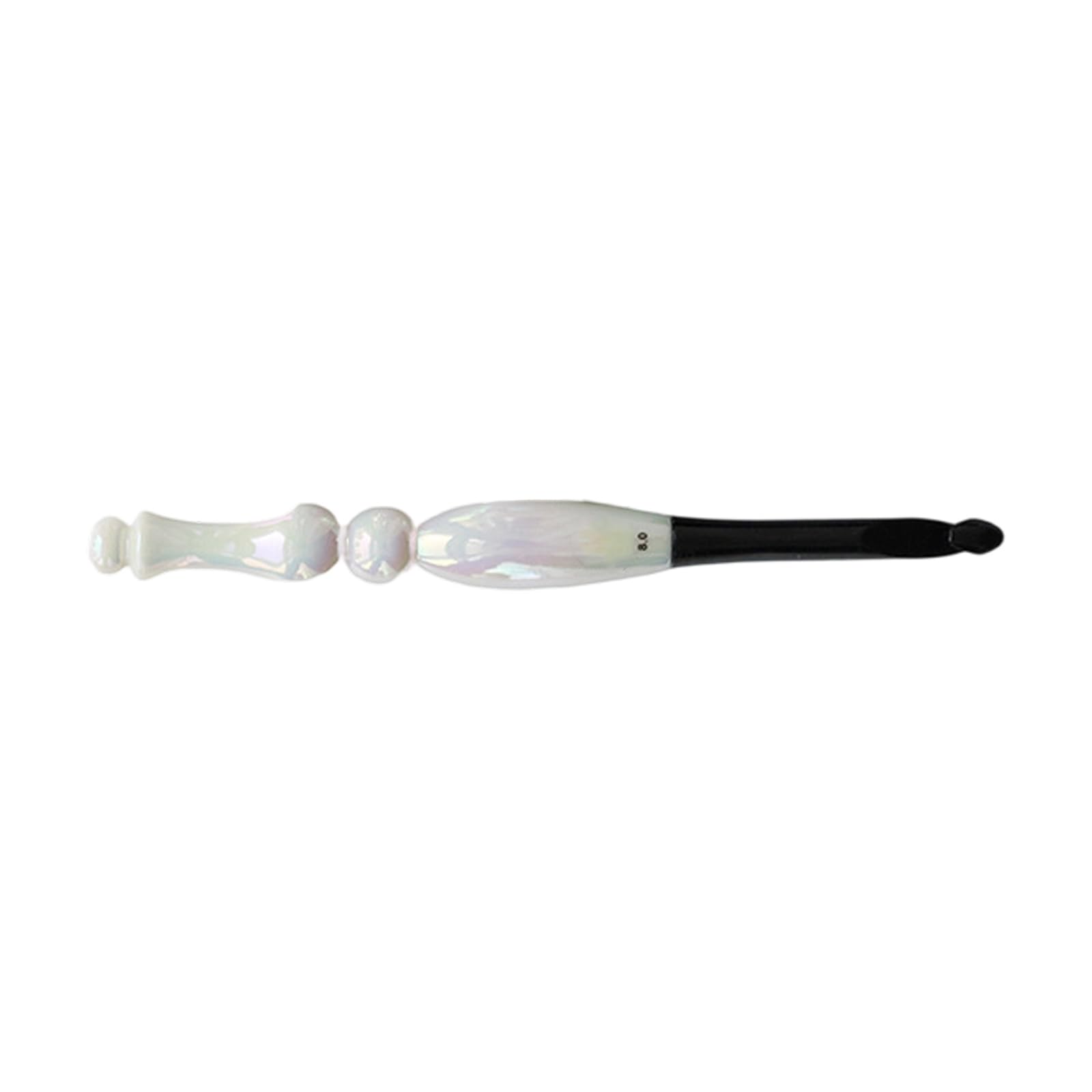 Multiple Size White Acrylic Crochet Hook with Large Ergonomic Handle for Comfortable Knitting and Crafting Projects Crochet Hook