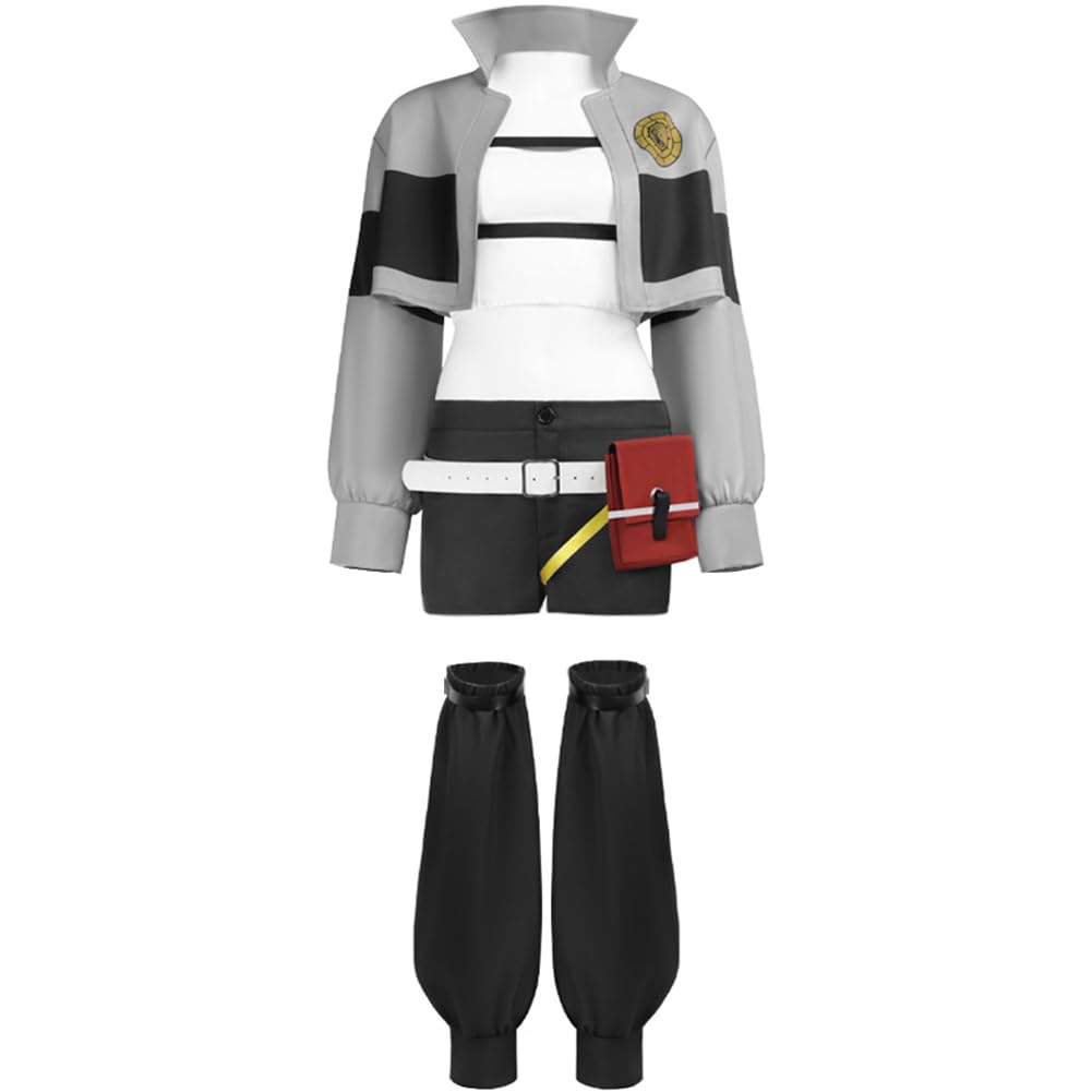 Zhongkaihua Riyo Reaper Cosplay Rudo Surebrec Costume Jacket Outfit Anime Role Play Uniform Full Set Costumes Halloween Carnival Dress Up Party