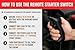 MGI SpeedWare Remote Starter Switch for Car and Truck – Universal Fit 6 ft Heavy‑Duty Leads, Ergonomic Grip and Trigger Button