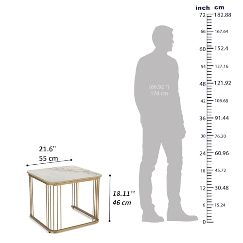 Image of Wakefit Center Table | 1 Yr Warranty | Coffee Table for Living Room Wooden, Tea Table for Living Room Wooden, Sofa Table, Free Installation from Brand, Modern Multi-Functional & Wobble-Free(Flat)