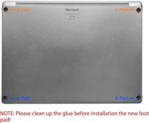image for KBRPARTS 4PC Rubber Feet Replacement for Microsoft Surface Laptop 3 4 