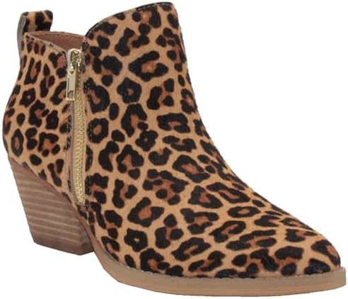 Very Volatile Women's Bootie Ankle Boot, Tan Leopard, 7.5 | Image 1