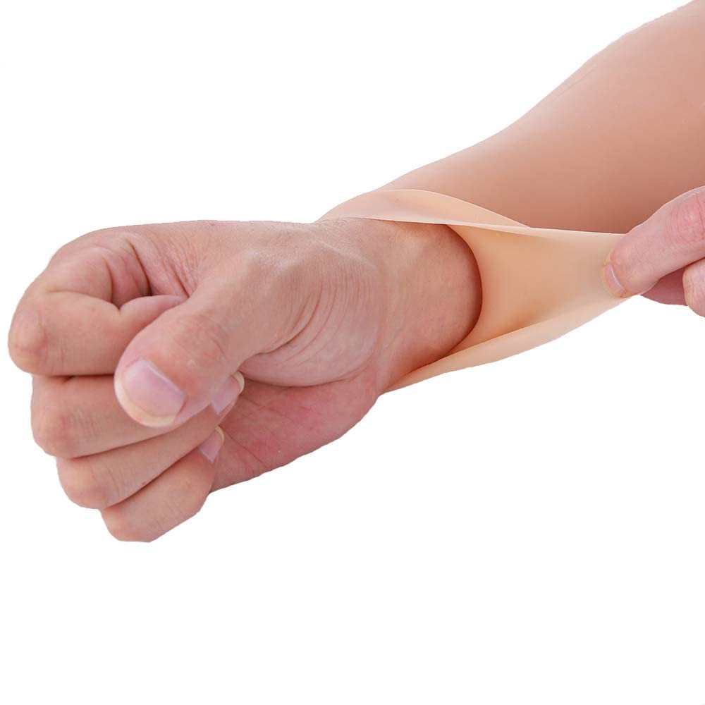 1 Paio di Cuscinetti per Polpacci e Braccia in Silicone Realistico per Gambe storte o Sottili Che Coprono Le cicatrici (Un Paio di 0,79 Pollici di Spessore)