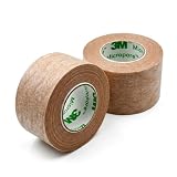 KAFZEL 2 Pezzi Tapes - 1533, Nastro Adesivo Chirurgico, Certificato di Conformità Medica, Microporoso e Flessibile, Cerotto Naso, Rinoplastica - Color Carne (1.25 cm x 9 m)