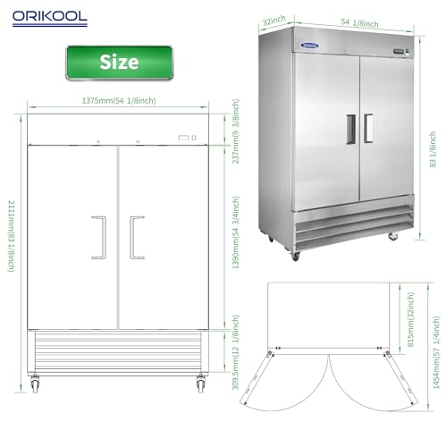 True commercial refrigerator reach-in