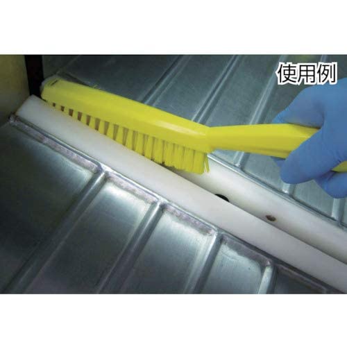 Image of Vikan 41954 Brush,Narrow Hand,Stiff,11 inch x .75 inch,PP /PBT,Red