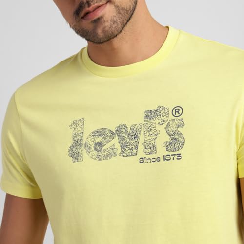 Image of Levi's Men's Cotton Regular Fit Brand Logo T-Shirt