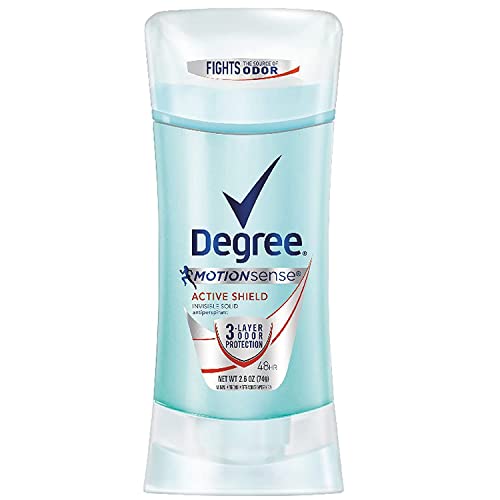 Degree MotionSense Invisible Solid Antiperspirant & Deodorant, Active Shield 2.60 oz (Pack of 7)