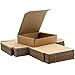 Cartone piccole, per spedizioni ecommerce autoassemblabili Kraft, imballaggio, stoccaggio, imballaggio, regali, spedizioni postali, ideale ecomerce(15 x 14,5 x 4 cm, confezione da 25 scatole)