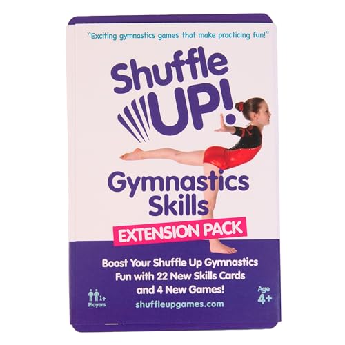 Shuffle Up Gymnastics Games Skills Pack - Family Games with 22 New Fun & Active Skills...