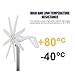 HENGJINGTR 220v, 8000W Low Noise Horizontal Wind Turbine Generator, 12V-220V Low RPM High Efficient Home Use Project Farm Boat Wind Turbine Generator with Controller (White)