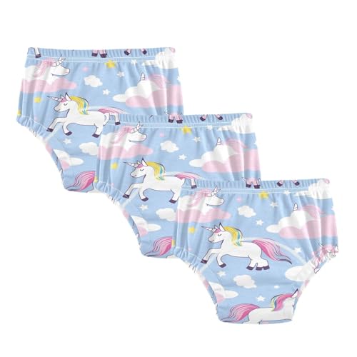 Coikll Cute Horses Toddler Training Underwear Waterproof Baby Pee Pants -2T