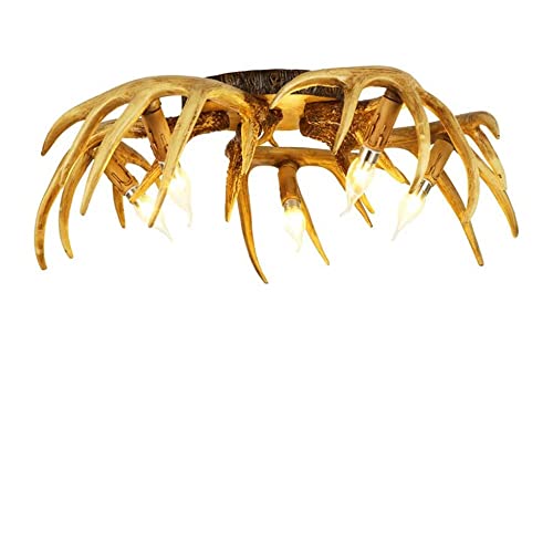 ERNP Plafoniera da incasso a 5 luci con corna