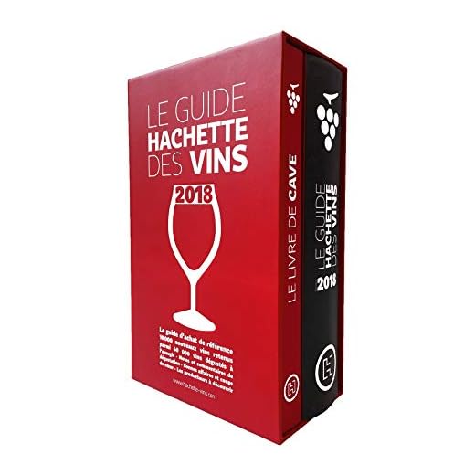 Coffret Guide Hachette des vins 2018 + livre de cave