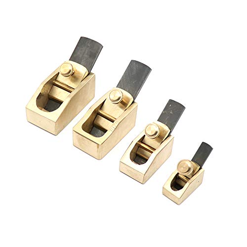 Geigenbauwerkzeug, Flachhobel, Handhobel, Holzbearbeitungshobel für Violinenhobel (1 Set/4 Stück)