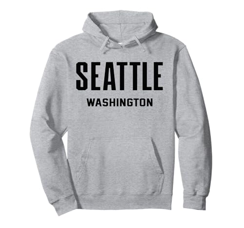 Seattle Washington Sudadera con Capucha