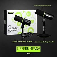 Shure MV6 USB-Gaming-Mikrofon für Streaming und Aufnahmen – Ansicht 3