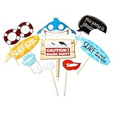 Accessoires photo pour soirée à thème : fabriqués dans un matériau résistant, accessoires pour photomaton de plage