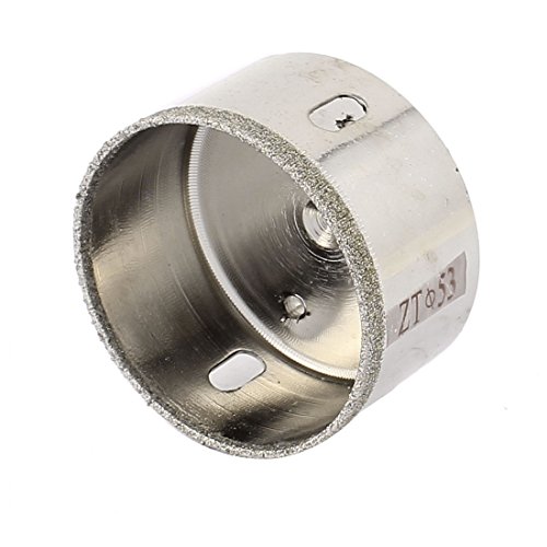 Broca sierra 53 mm para vidrio con recubrimiento diamante miniatura 1