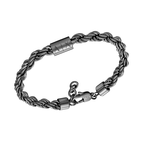 Image of A|X Armani Exchange Stainless Steel Chain Bracelet for Men