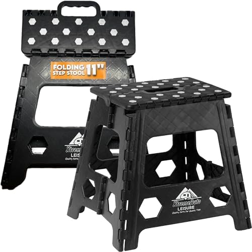 Xtremeauto Super Strong Folding Step Stool Folding Stool 11" Foldable