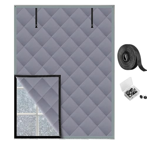 Rideau de fenêtre isolant thermique coupe-vent insonorisé anti-déchirure - 5