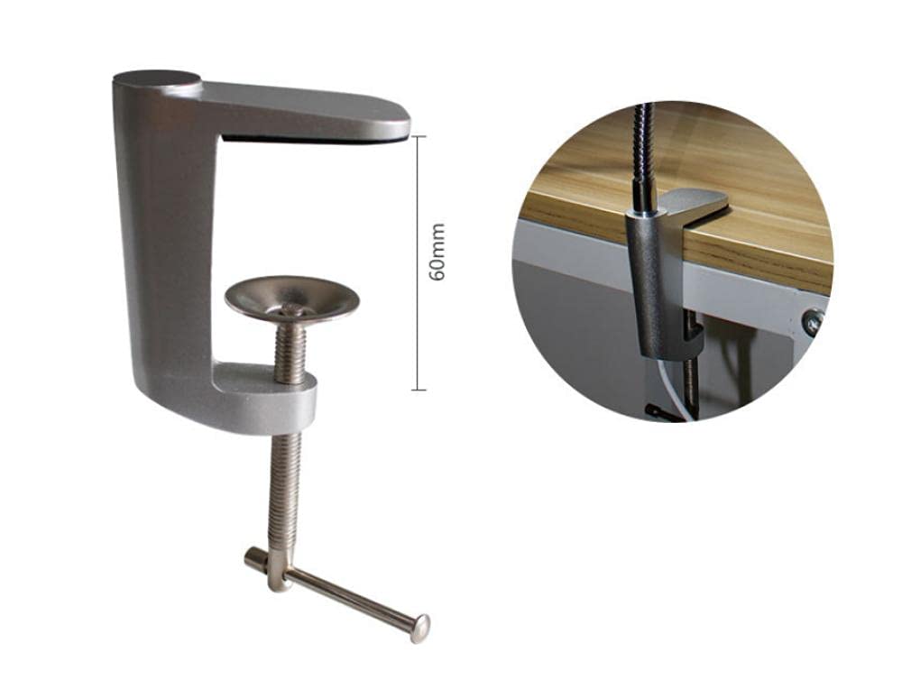 Luci A Clip Lampada Pinza Luce Da Lettura Luce Da Lettura Clip Lampada Da Scrivania In Argento Led, Lampada Luminosa Per La Protezione Degli Occhi, Lampada Dormitorio Del Comodino, Lampada Da Clip Per