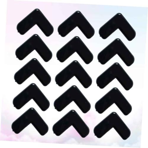Image of NUOBESTY Silicone Corner Protector Guards 20 Pcs Colorful L-Shaped Anti-Collision Edge Bumpers for Kids Safety on Tables Windows and Furniture Corners