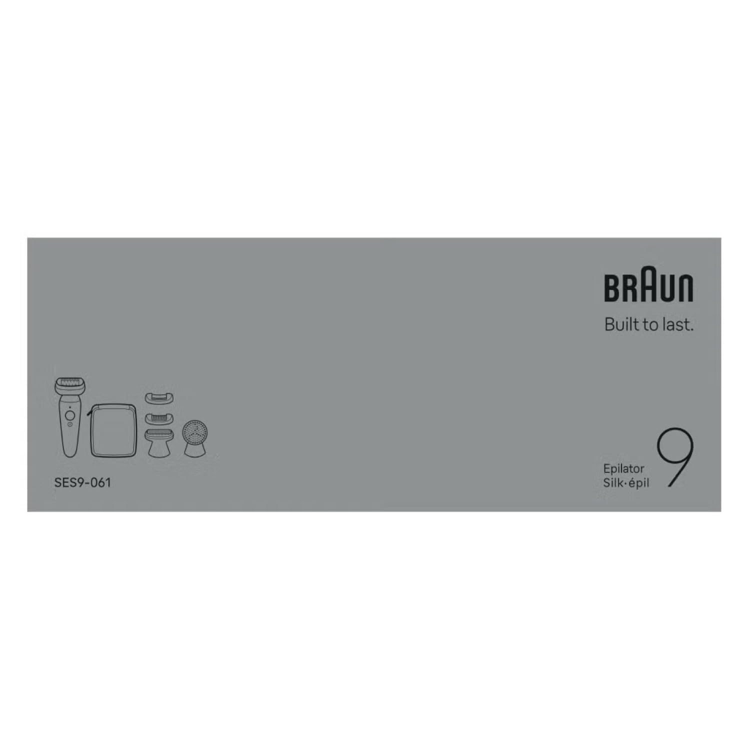 Braun Silk damski depilator elektryczny 9, depilator do ciała z grzebieniem trymerem, szczotką do peelingu i pokrowcem, depilacją, goleniem i przycinaniem, używaniem na sucho i na mokro, trwałe | Depilator do ciała z grzebieniem trymerem, szczotką do peel