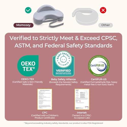 Momcozy Safety Guard Nursing Pillow