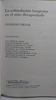 Paperback Estimulacion Temprana En El Nio Discapacitado (Spanish Edition) [Spanish] Book