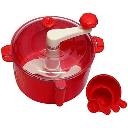 E Basket Automatic Atta Roti Maker for Home 2 in 1 Ata Non-Electric Dough Machine Kitchen Shoppers ATA_Maker chakki Clear line Measuring Cups Set Bread Mixer May Vary Hand Tool (Multicolour).