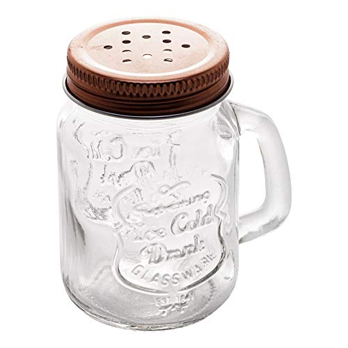 SALEIRO/PIMENTEIRO DE VIDRO ROSÉ 130ml