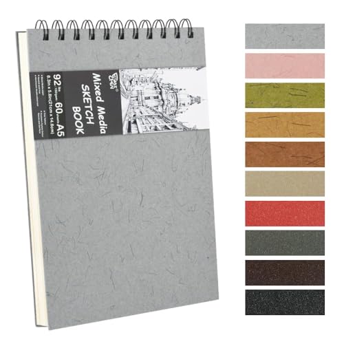 8.3x5.8 Sketch Book,Art Sketchbook for Drawing Pad,Mixed Media Sketchbook