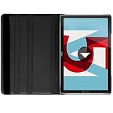 ebestStar - Etui Dla Huawei MediaPad M5 10.8, Pokrowiec Obrotowe Obracany 360 Stopni, Ochrona ze Skóry PU, Czarny