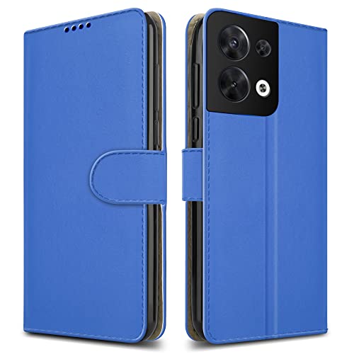 PIXFAB For Oppo Reno 8 5G Leather Phone Case, Magnetic Closure Full Protection Book Folio Design