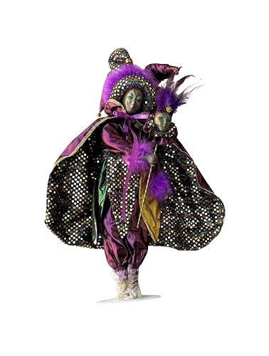 Muñeco Masquerade Jester con Soporte 33 cm miniatura 1