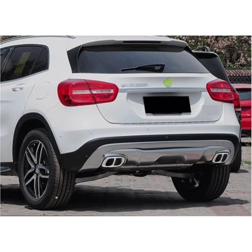 Cache echappement pour Mercedes Classe GLA X156 2015-2018 blanc
